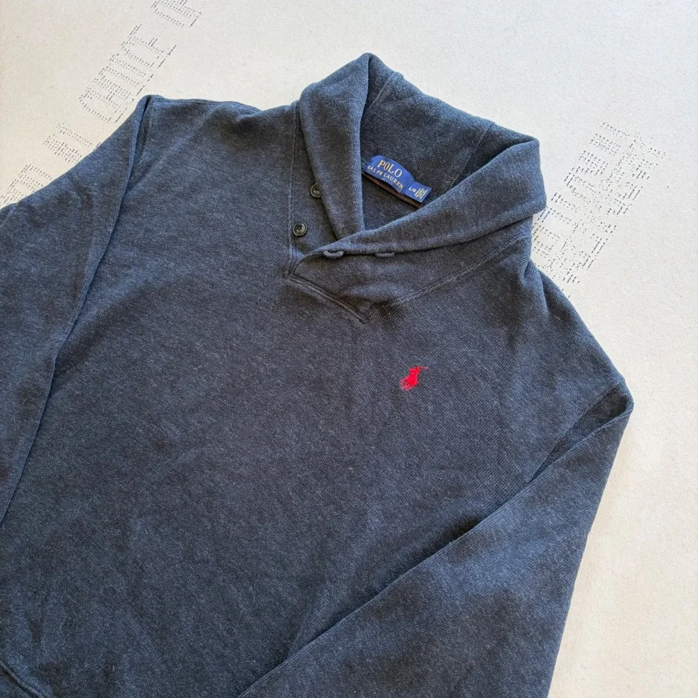 Vintage Polo Ralph Lauren Shawl Collar Sweatshirt